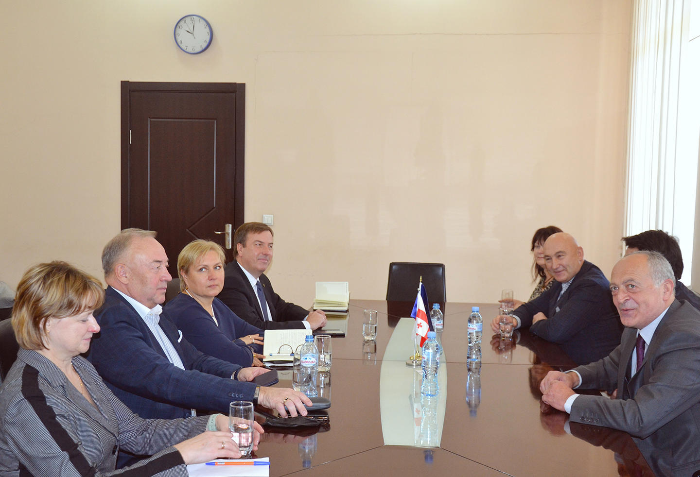 დუშეთის მუნიციპალიტეტის მერი ლიეტუვის დელეგაციას შეხვდა