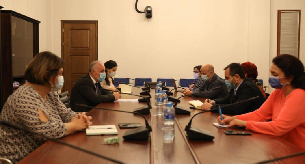 დიმიტრი ხუნდაძე ჯანმრთელობის მსოფლიო ორგანიზაციის ევროპის რეგიონის ექსპერტს შეხვდა