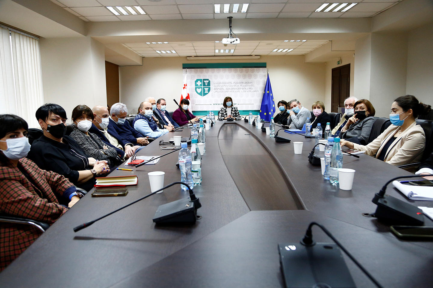 ეკატერინე ტიკარაძე სისხლის ბანკების წარმომადგენლებს შეხვდა