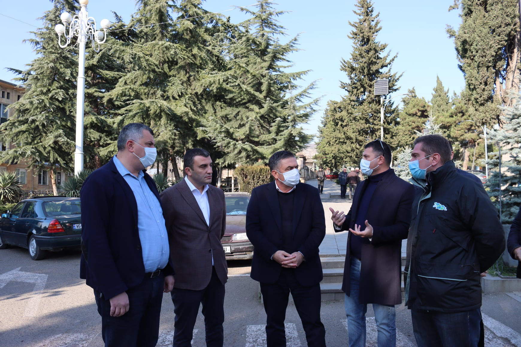 ბოლნისში ინფრასტრუქტურული სამუშაოები მიმდინარეობს