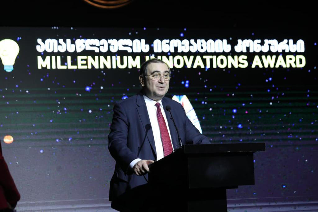 მიხეილ ჩხენკელმა ათასწლეულის ინოვაციის კონკურსის 2021 წლის გამარჯვებულები დააჯილდოვა