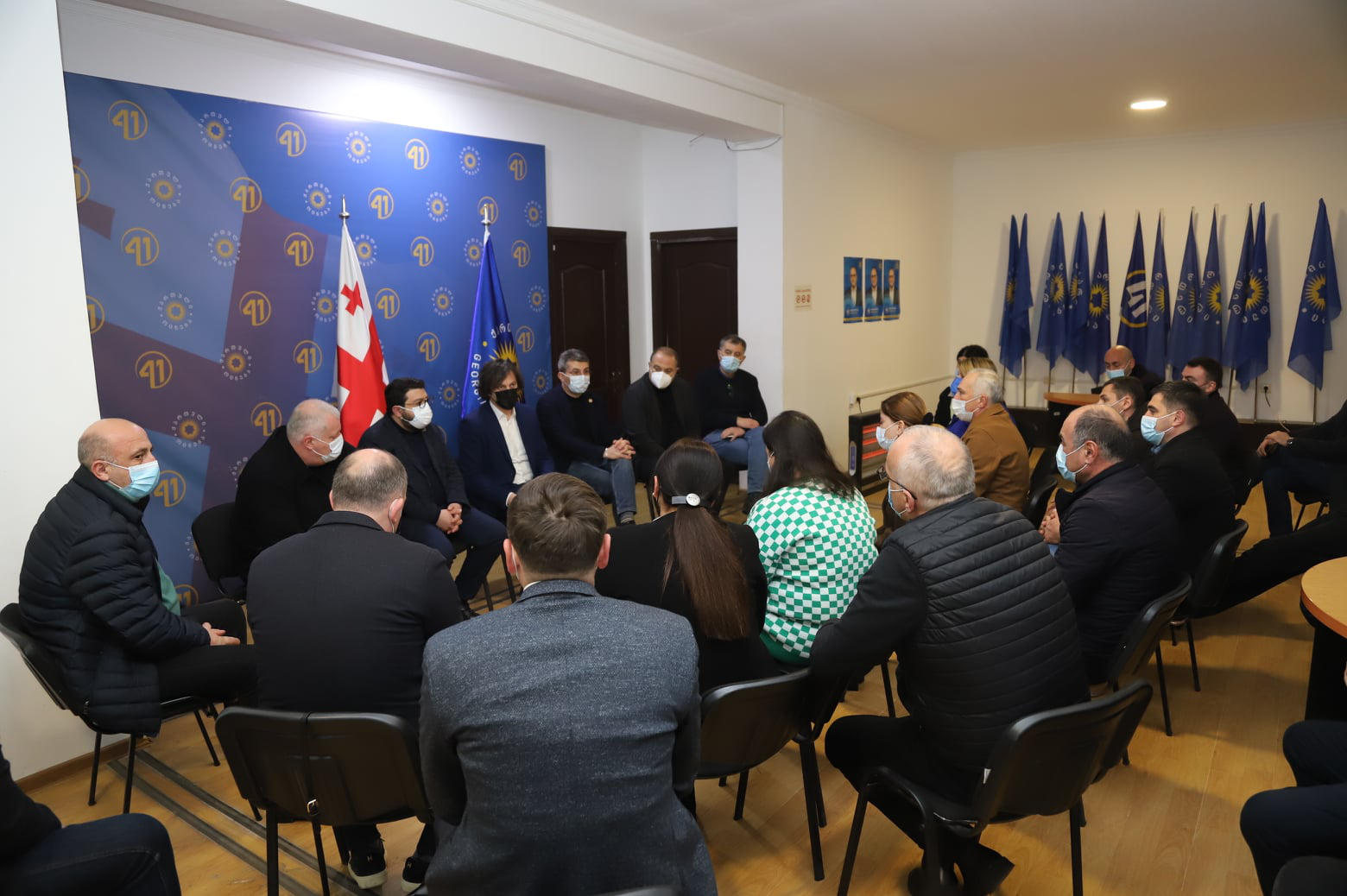 „ქართული ოცნების" ლიდერები სამეგრელოს რეგიონული ორგანიზაციის წარმომადგენლებს შეხვდნენ