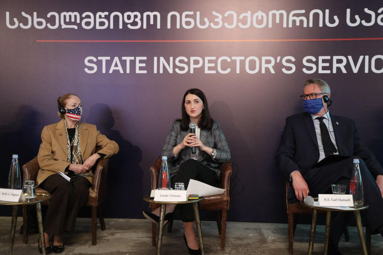 სახელმწიფო ინსპექტორმა ლონდა თოლორაიამ დიპლომატიური კორპუსის წარმომადგენლებს სამსახურის საქმიანობის ანგარიში გააცნო