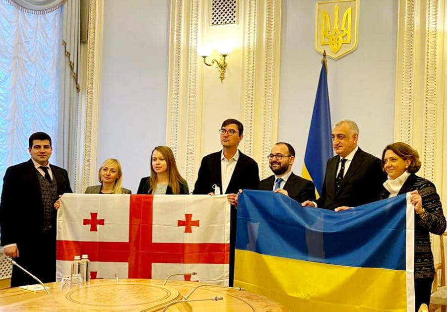 „ლელოს“ დელეგაციის წევრებმა უკრაინის რადაში შეხვედრები გამართეს