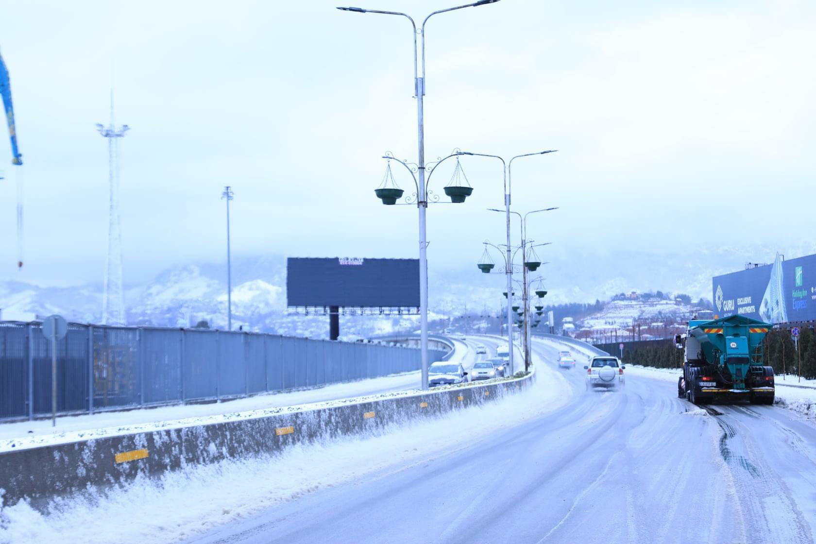 აჭარაში გზების და სანაპირო ზოლის გაწმენდითი სამუშაოები მიმდინარეობს