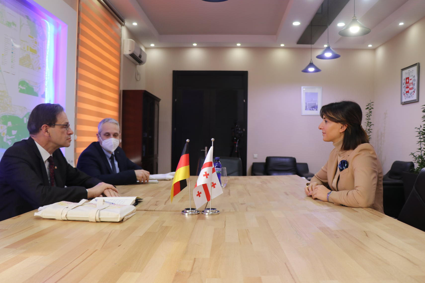 რუსთავის მერი გერმანიის ელჩს შეხვდა