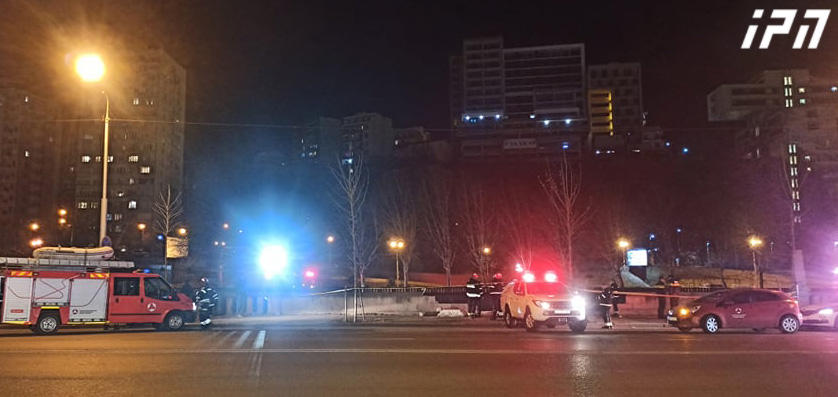 მარცხენა სანაპიროზე, მტკვარში მსუბუქი ავტომობილი გადავარდა