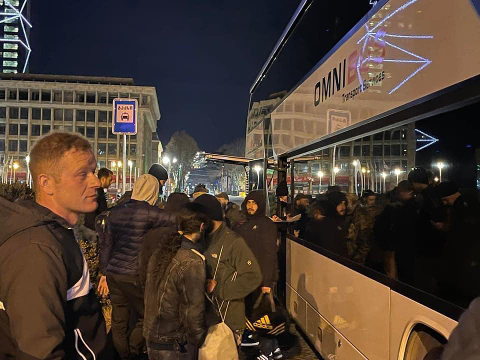 One group of volunteers has already left Tbilisi for Ukraine