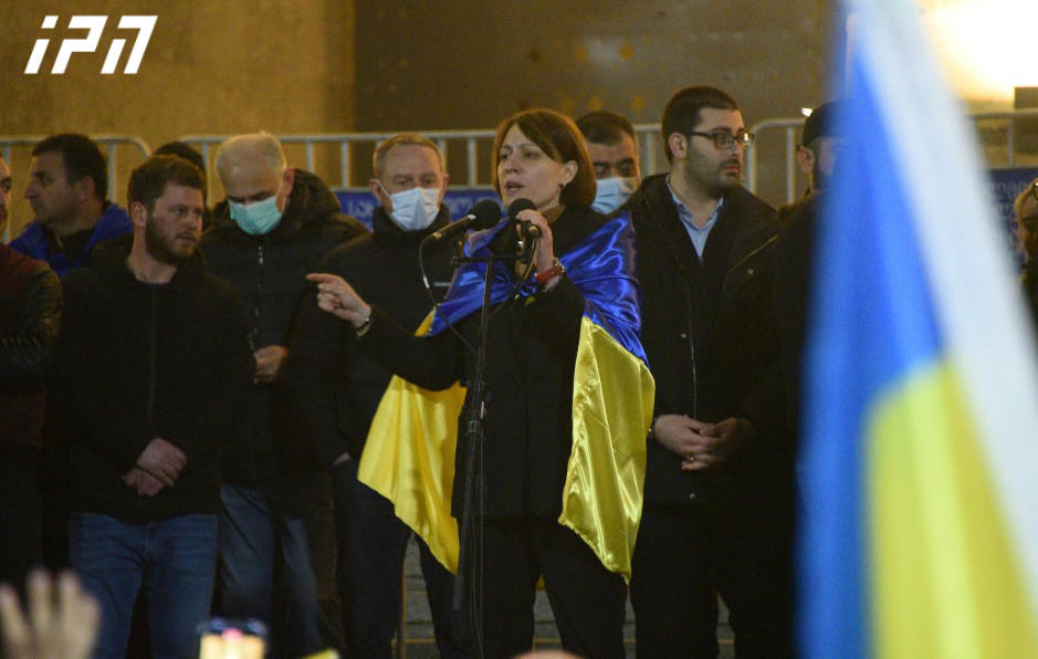 Elene Khoshtaria: Specific demands include - Irakli Gharibashvili should go and take the government with him, we should close the sky to Russia and to open it for Ukraine, Georgia should submit an application for EU membership