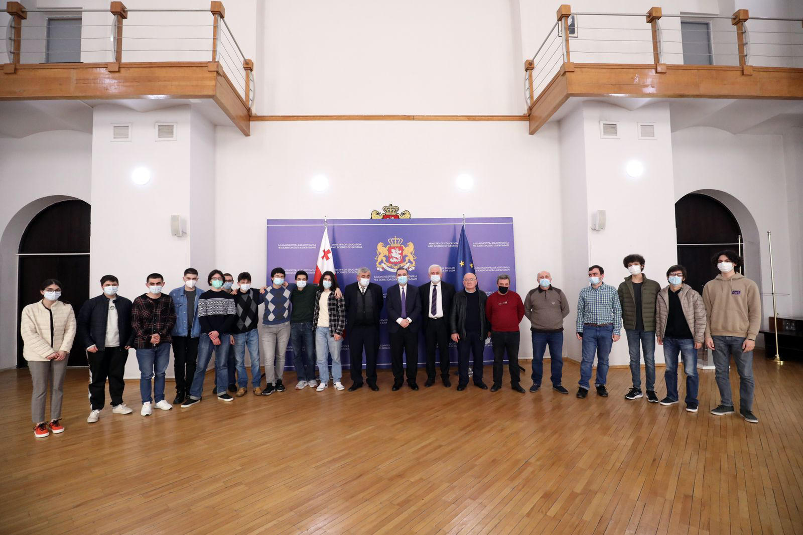 მიხეილ ჩხენკელმა ალმატიში გამართულ საერთაშორისო ოლიმპიადის გამარჯვებულ მოსწავლეებსა და პედაგოგებს უმასპინძლა
