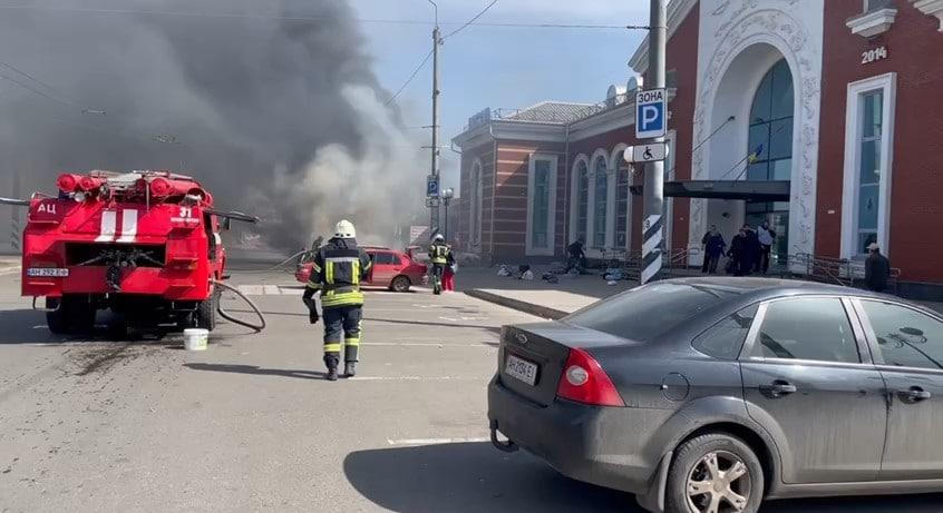 ქალაქ კრამატორსკზე თავდასხმა განხორციელდა