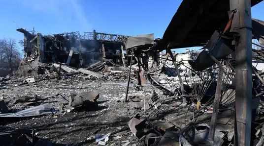 Dnipro airport destroyed as a result of the Russian attack