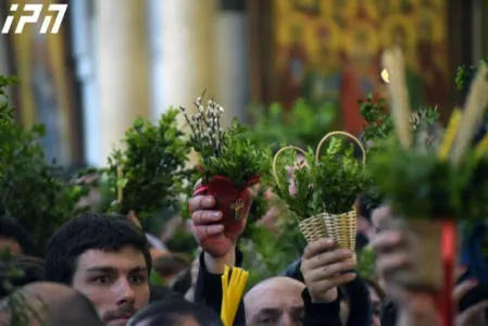 მართლმადიდებელი ეკლესია ბზობის დღესასწაულს აღნიშნავს