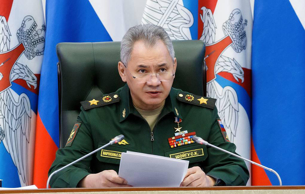 რუსული მედია - სერგეი შოიგუმ უკრაინის შეიარაღებული ძალების თავდასხმების აღკვეთის მიზნით, ზომების გაძლიერების განკარგულება გასცა