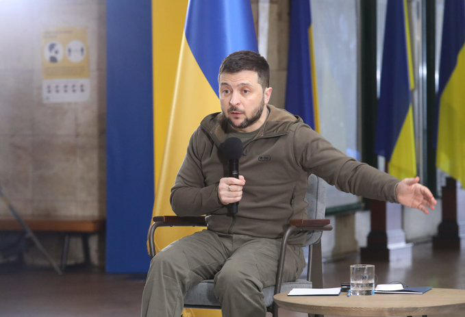 Volodymyr Zelensky on the Georgian Government: I heard messages that they want to protect the country's economy, which economy? Part of the territory of Georgia has already been seized, the Russians have almost reached Tbilisi