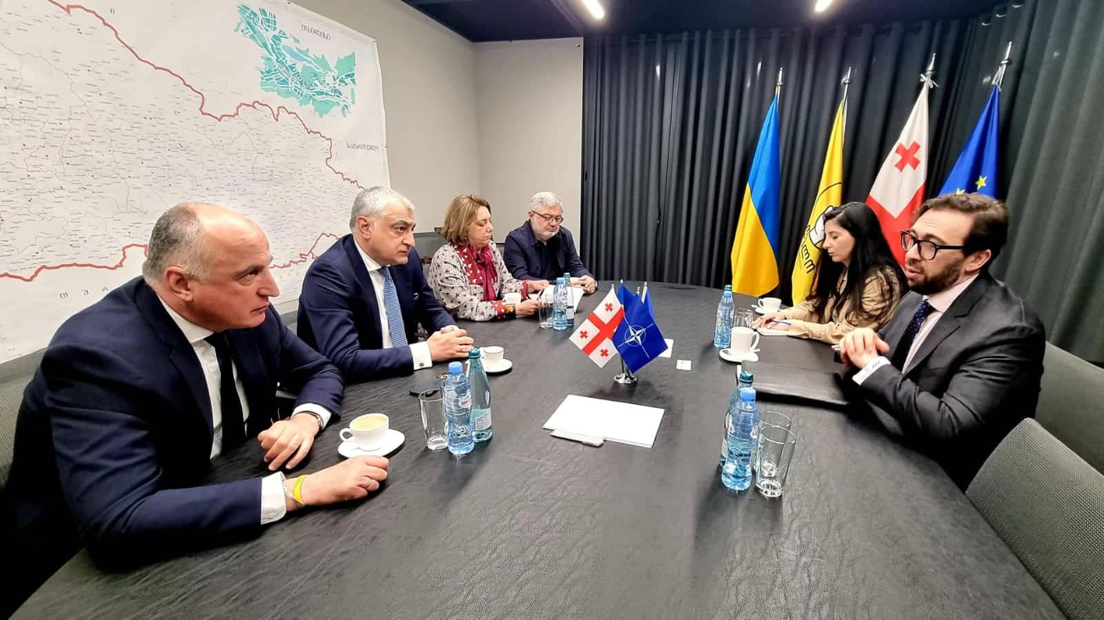 „ლელოს" ლიდერები საქართველოში ნატო-ს ახალ წარმომადგენელს ხვდებიან