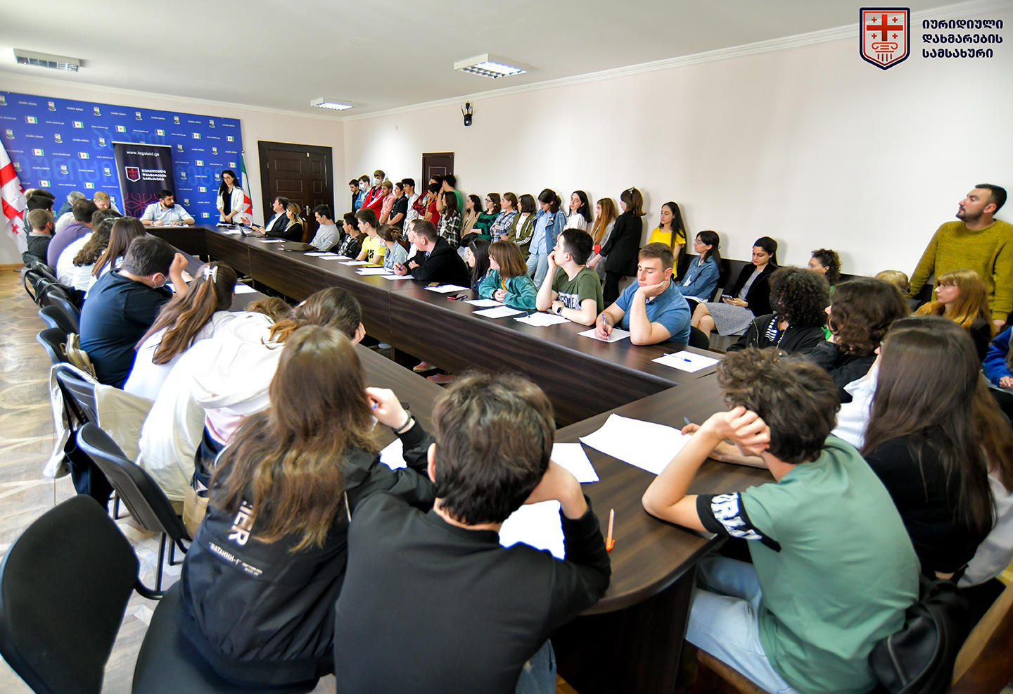 იურიდიული დახმარების სამსახურის ორგანიზებით და ევროპის საბჭოს დახმარებით, აბაშაში იმიტირებული სასამართლო პროცესი გაიმართა
