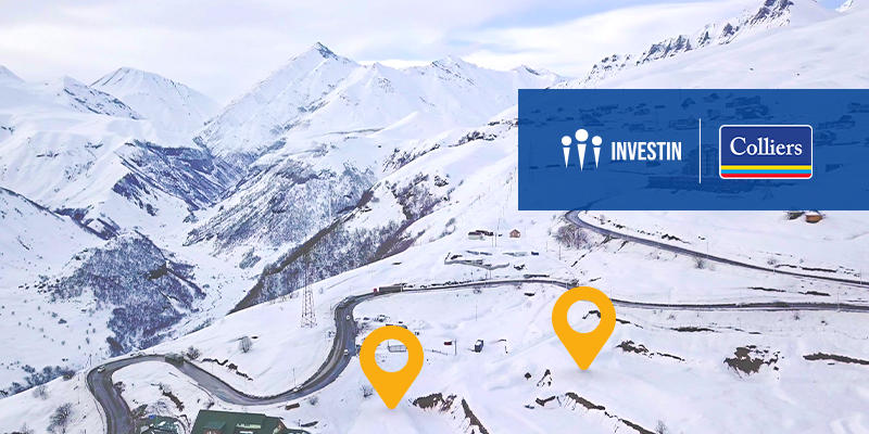 Colliers Georgia signed exclusive mandate to sell development lands in one of the top selling area of Gudauri Ski Resort