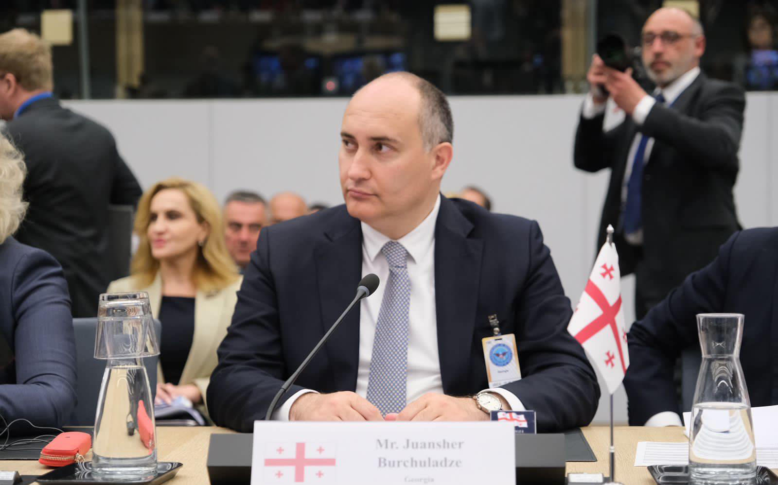 საქართველოს თავდაცვის მინისტრი ბრიუსელში უკრაინის თავდაცვის საკონტაქტო ჯგუფის შეხვედრას დაესწრო
