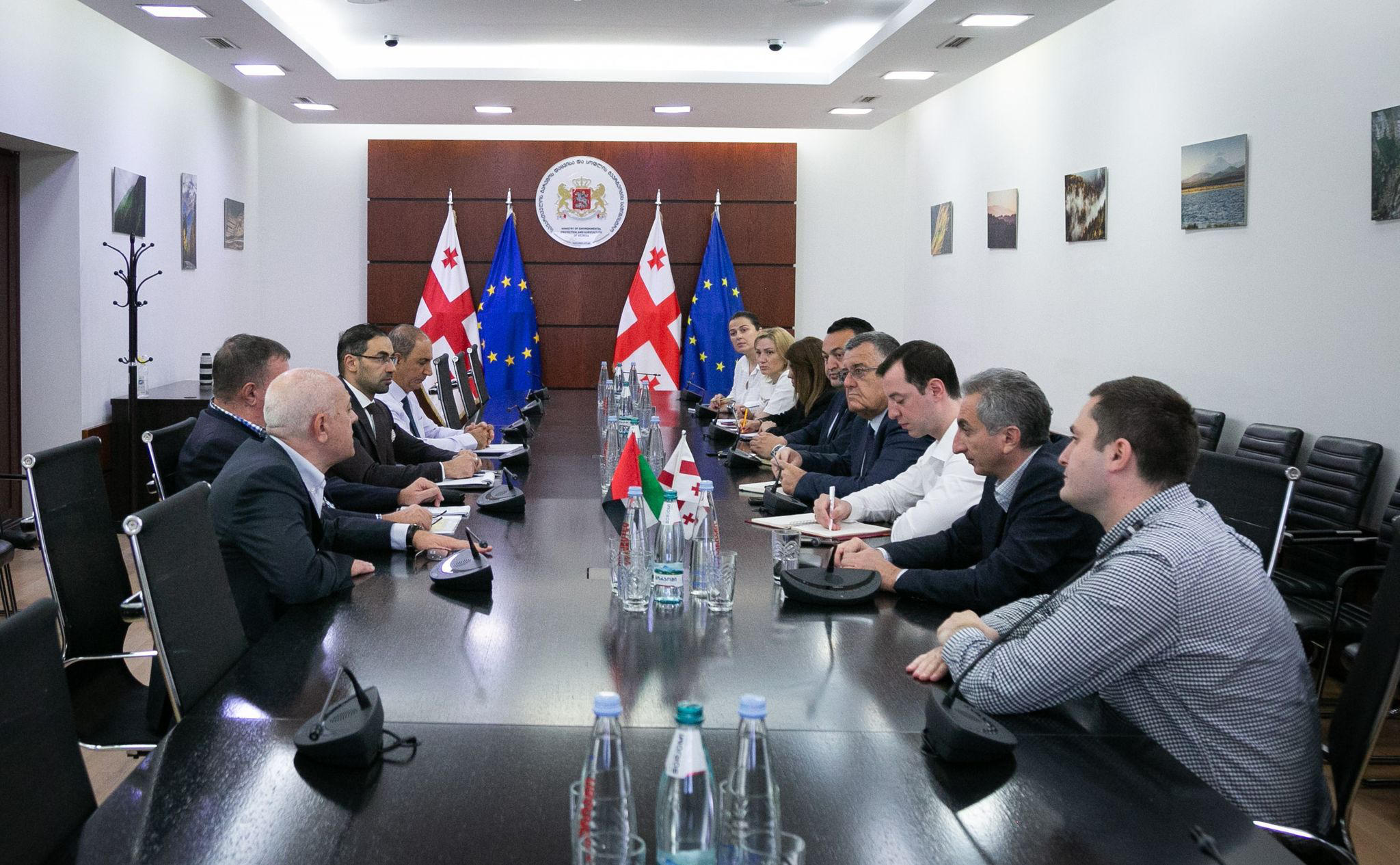 გიორგი ხანიშვილი არაბთა გაერთიანებული საამიროების მსხვილი ჰოლდინგის Mawarid Holding Investment წარმომადგენლებს შეხვდა