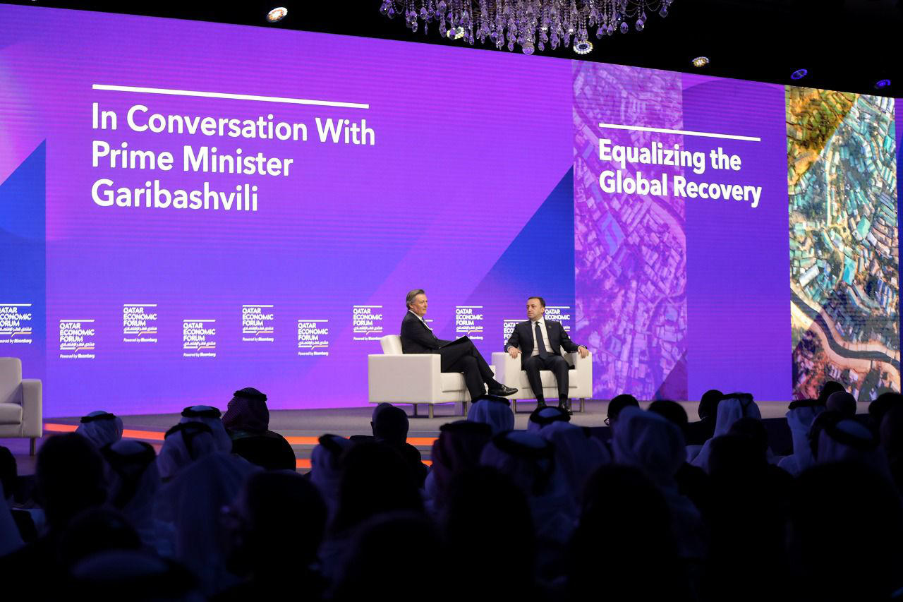 ირაკლი ღარიბაშვილი -  ჩვენ პუტინთან კონტაქტი არ გვქონია მას შემდეგ, რაც ხელისუფლებაში მოვედით - ჩვენი მთავრობის პოლიტიკა მდგომარეობს შემდეგში - ტერიტორიული მთლიანობა აღვიდგინოთ მშვიდობიანი მოლაპარაკების საფუძველზე