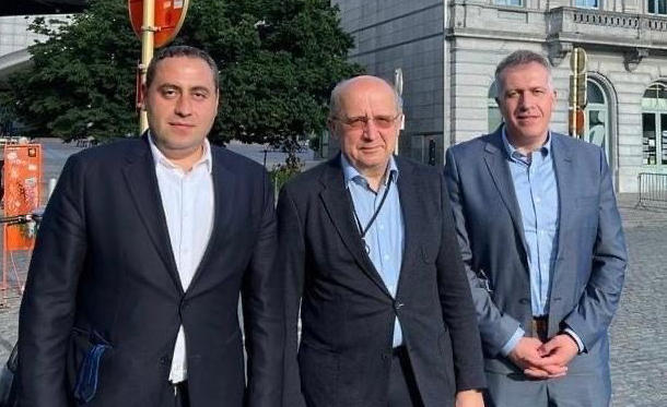 გიორგი ვაშაძე და სერგო ჩიხლაძე ბრიუსელში ანდრიუს კუბილიუსს შეხვდნენ