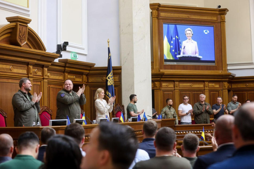 ურსულა ფონ დერ ლაიენი - ახლა უკრაინას ძალიან მკაფიო ევროპული პერსპექტივა აქვს