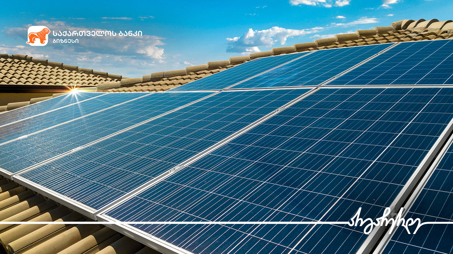 „საქართველოს ბანკის“ მხარდაჭერით კომპანია „ელგიმ“ მზის პანელები დაამონტაჟა