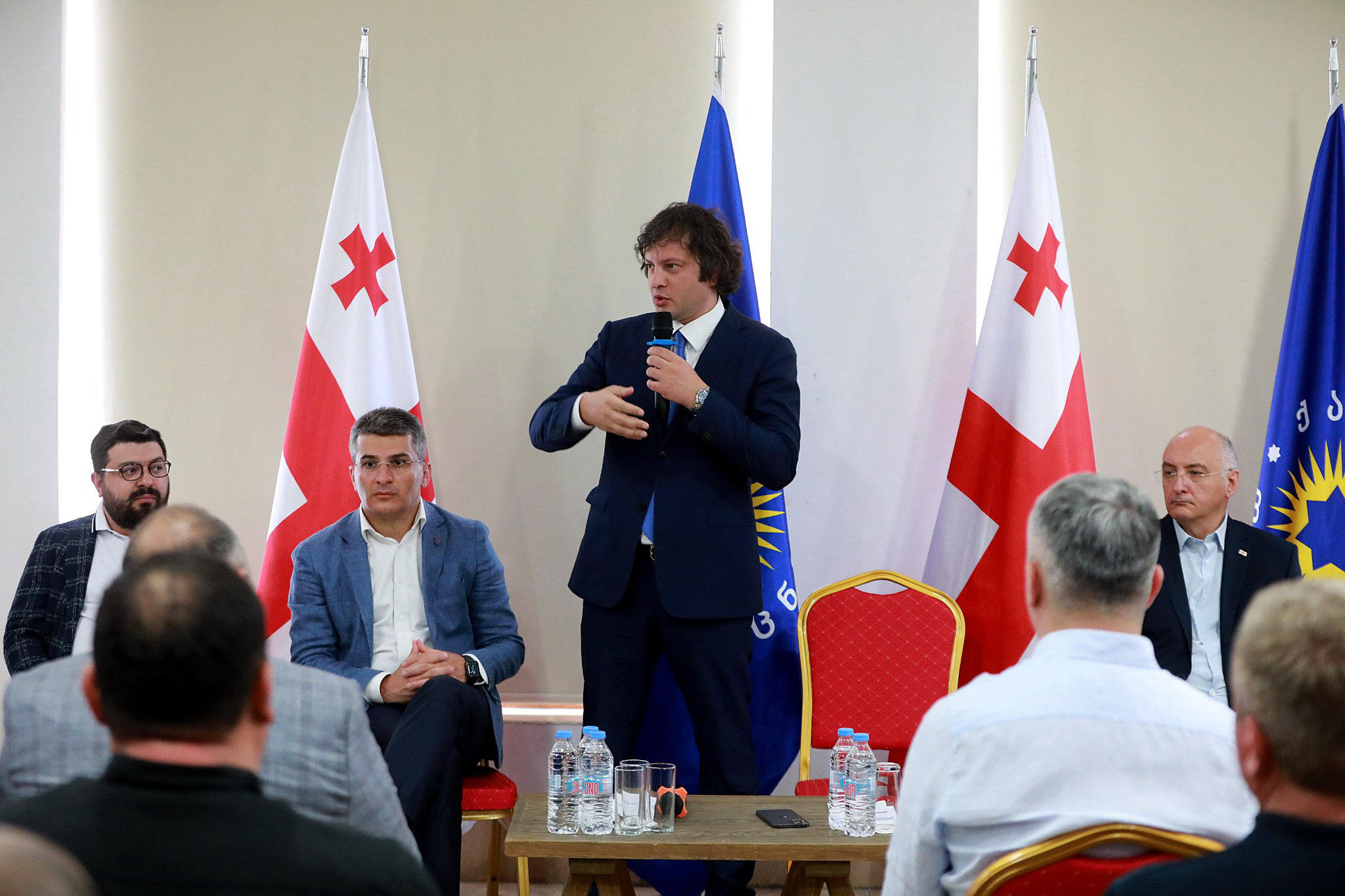 „ქართული ოცნების“ ლიდერებმა კახეთში შეხვედრები გამართეს