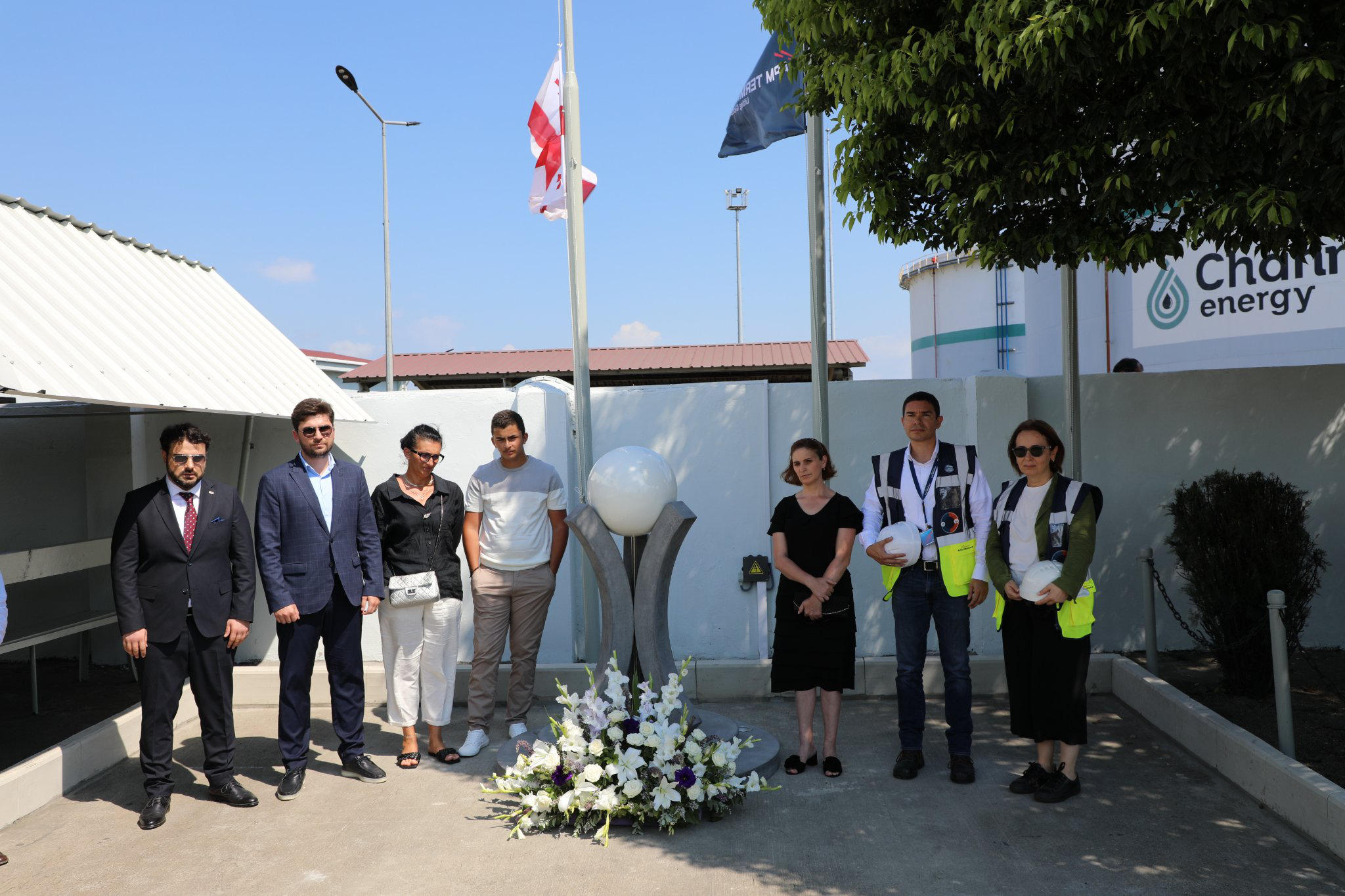 Memorial to port employees that lost their lives during August 2008 war opened in Poti port