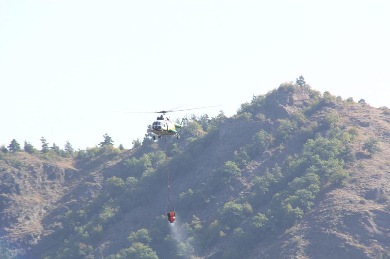 ბორჯომის მუნიციპალიტეტში ხანძრის ქრობის სამუშაოების მიმდინარეობაზე მთავრობის ადმინისტრაცია ინფორმაციას ავრცელებს