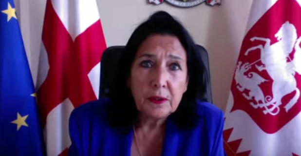 Salome Zurabishvili at Crimea Platform Summit: On behalf of the Georgian people, I would like to reaffirm our admiration for your valorous struggle and express firm belief that this fight will end in your victory