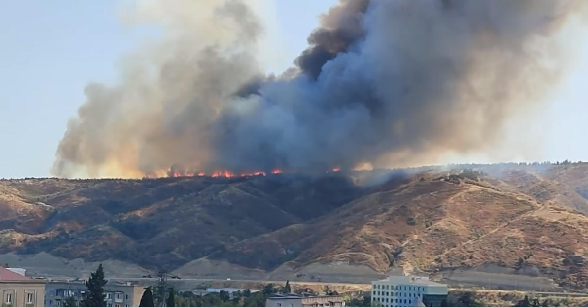 შავნაბადას ტერიტორიაზე ხანძარია