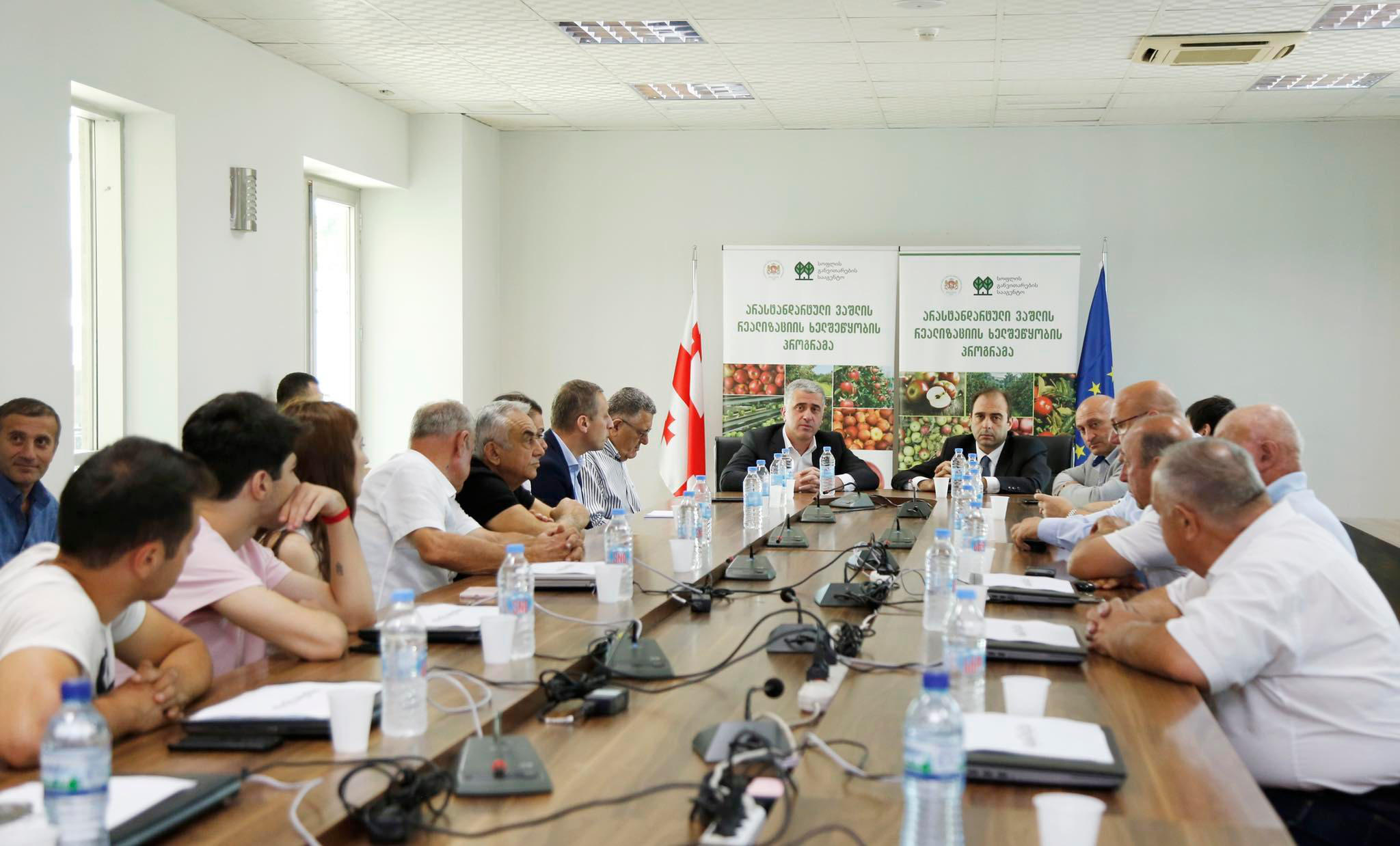 არასტანდარტული ვაშლის რეალიზაციის ხელშეწყობის მიზნით, გორში საკოორდინაციო შტაბი გაიხსნა