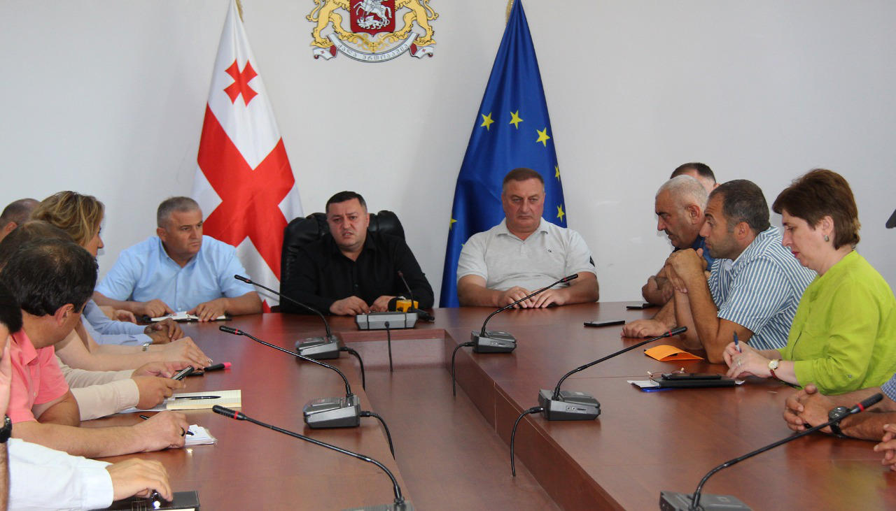 მარნეულში მელიორაციის საკითხებზე სამუშაო შეხვედრა გაიმართა
