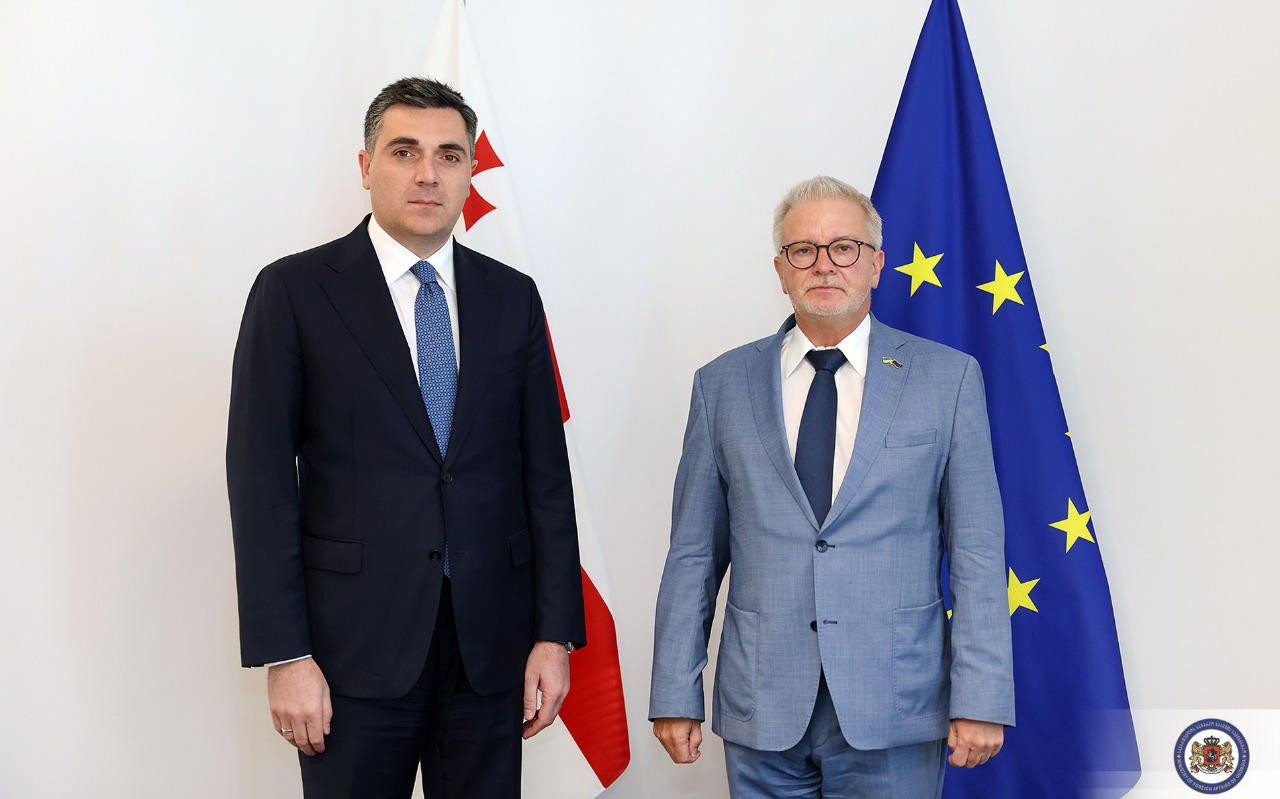 ილია დარჩიაშვილმა მიხაელ გალერთან შეხვედრაზე საქართველო-ევროკავშირის თანამშრომლობის ძირითადი პრიორიტეტები და ოკუპირებულ რეგიონებში არსებული ვითარება განიხილა