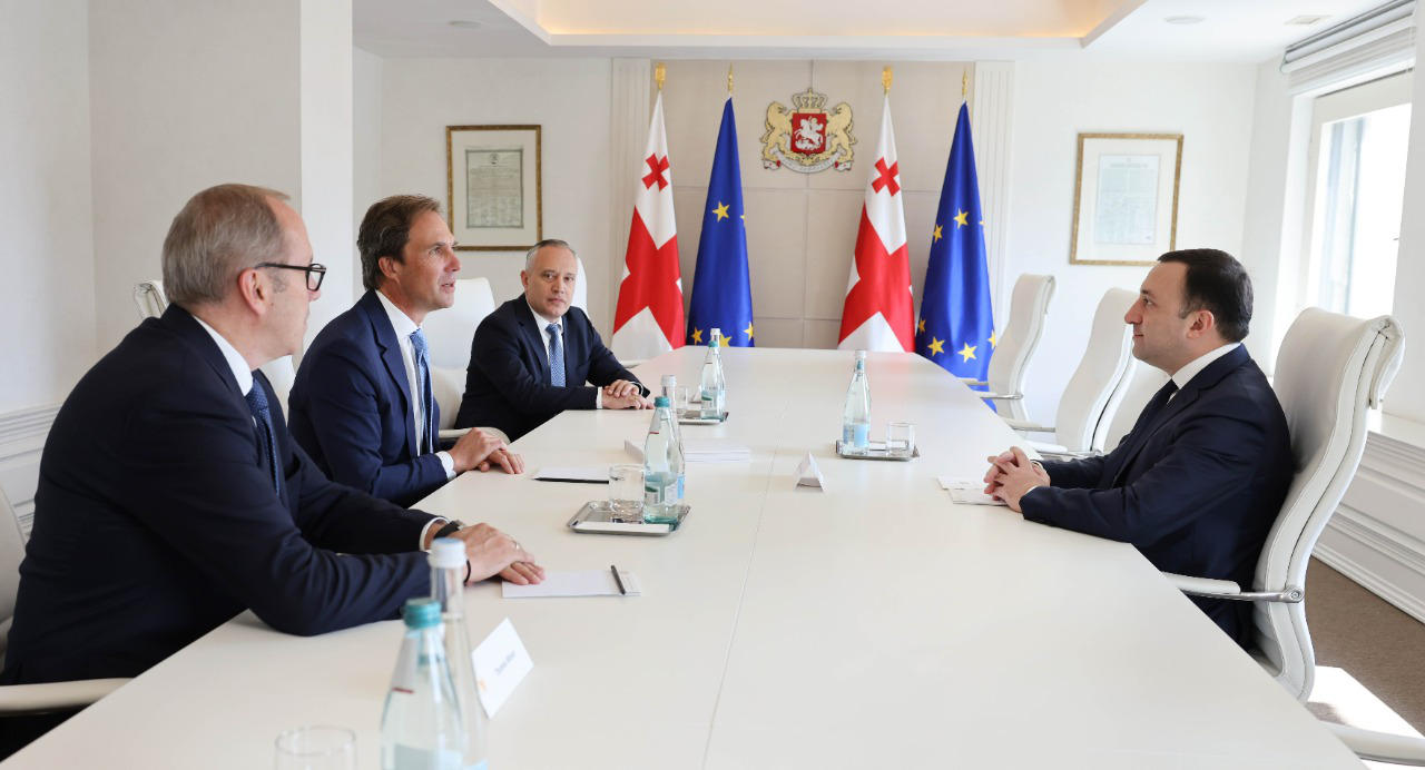 ირაკლი ღარიბაშვილი Gebrüder Weiss-ის მთავარ აღმასრულებელ დირექტორს შეხვდა