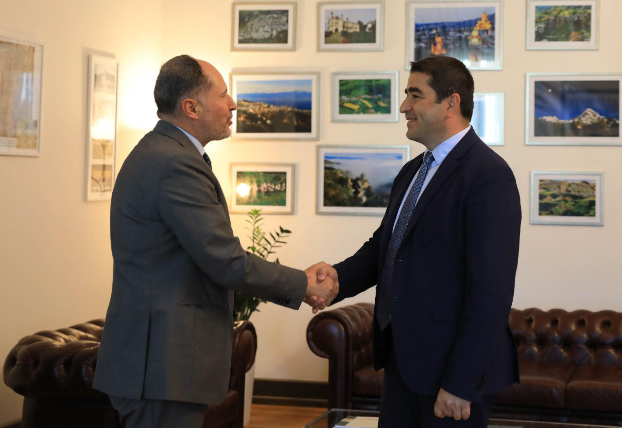 შალვა პაპუაშვილი საქართველოში ევროკავშირის ახლად დანიშნულ ელჩს შეხვდა
