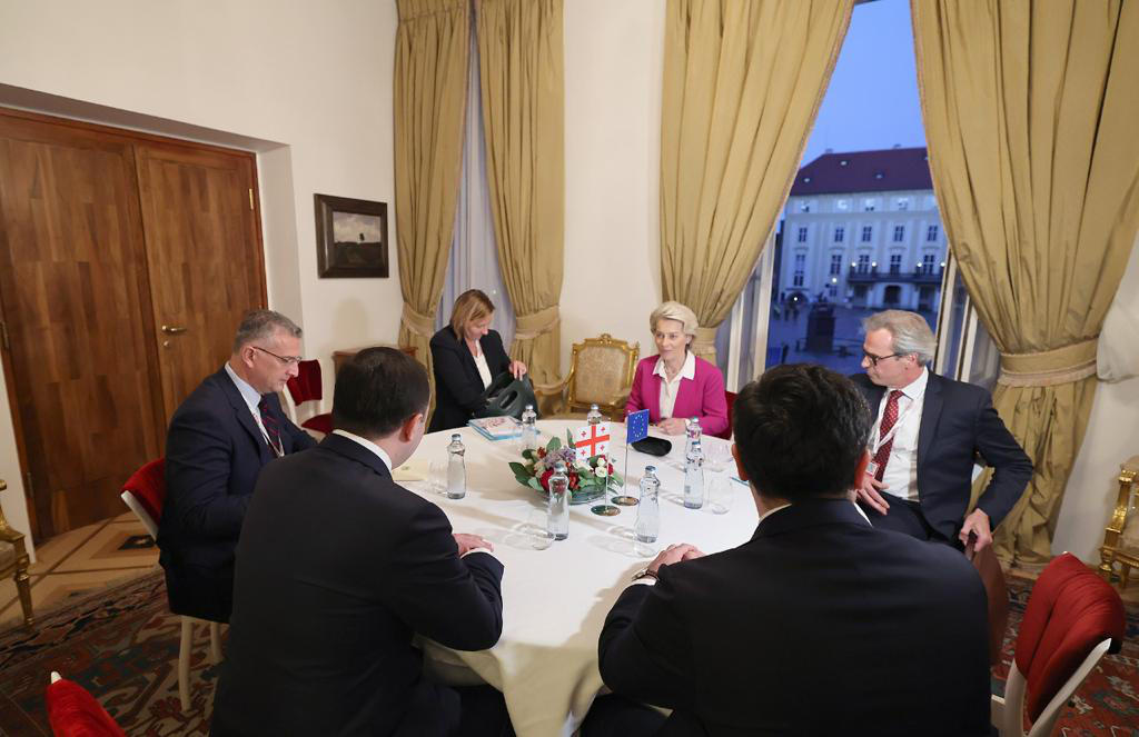 Irakli Garibashvili meets with Ursula von der Leyen