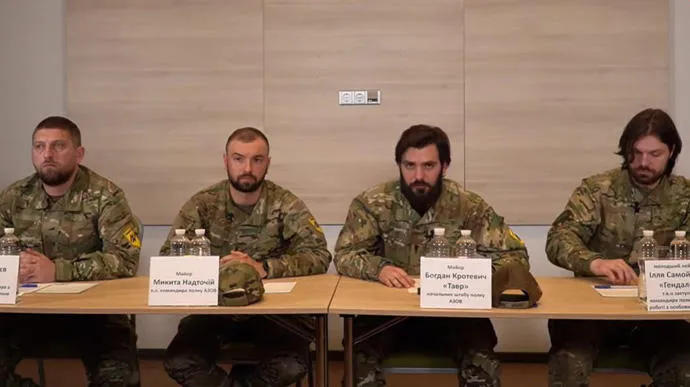 Начальник штаба полка «Азов» – Россия пыталась завербовать пленных «азовцев» на войну против Запада