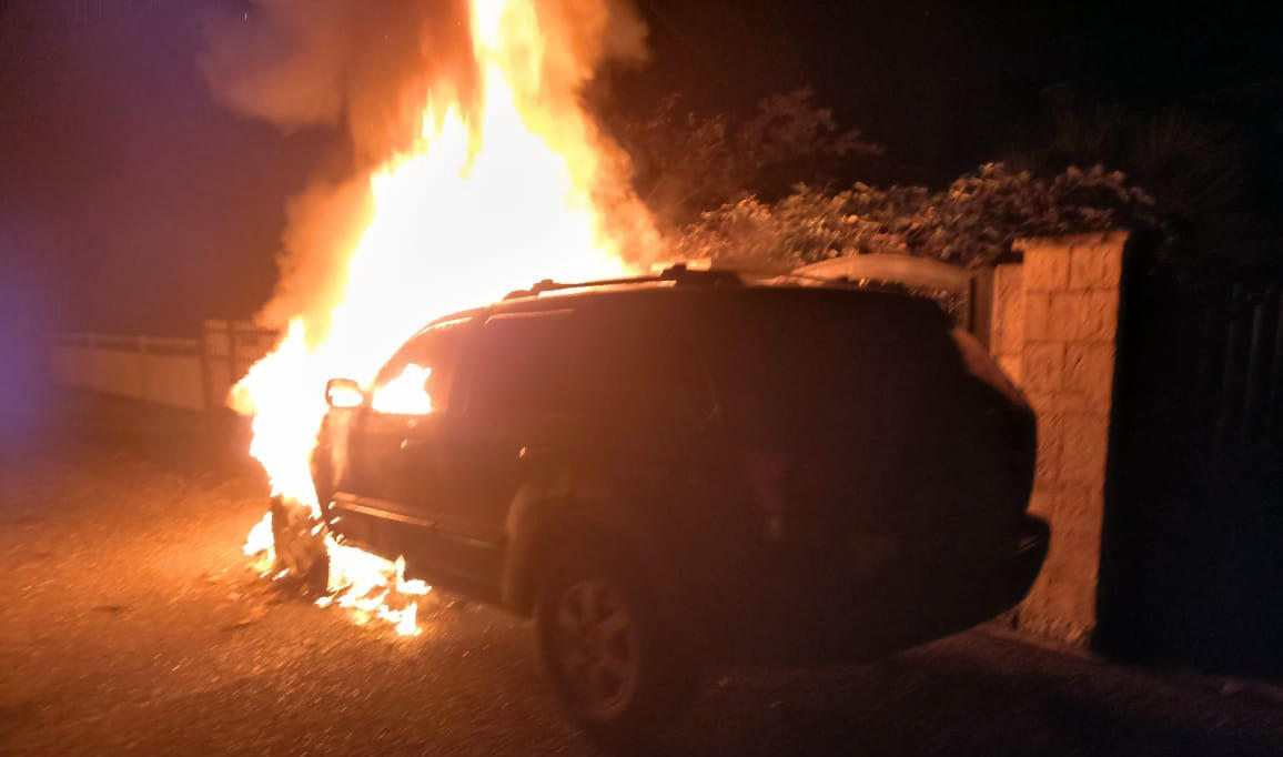 Tsalenjikha Mayor says his personal car was burnt down near his house