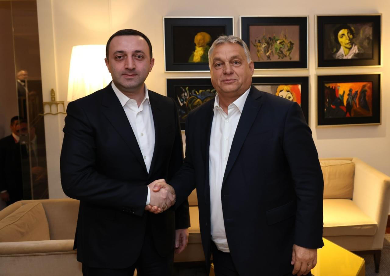 ირაკლი ღარიბაშვილი ვიქტორ ორბანს შეხვდა