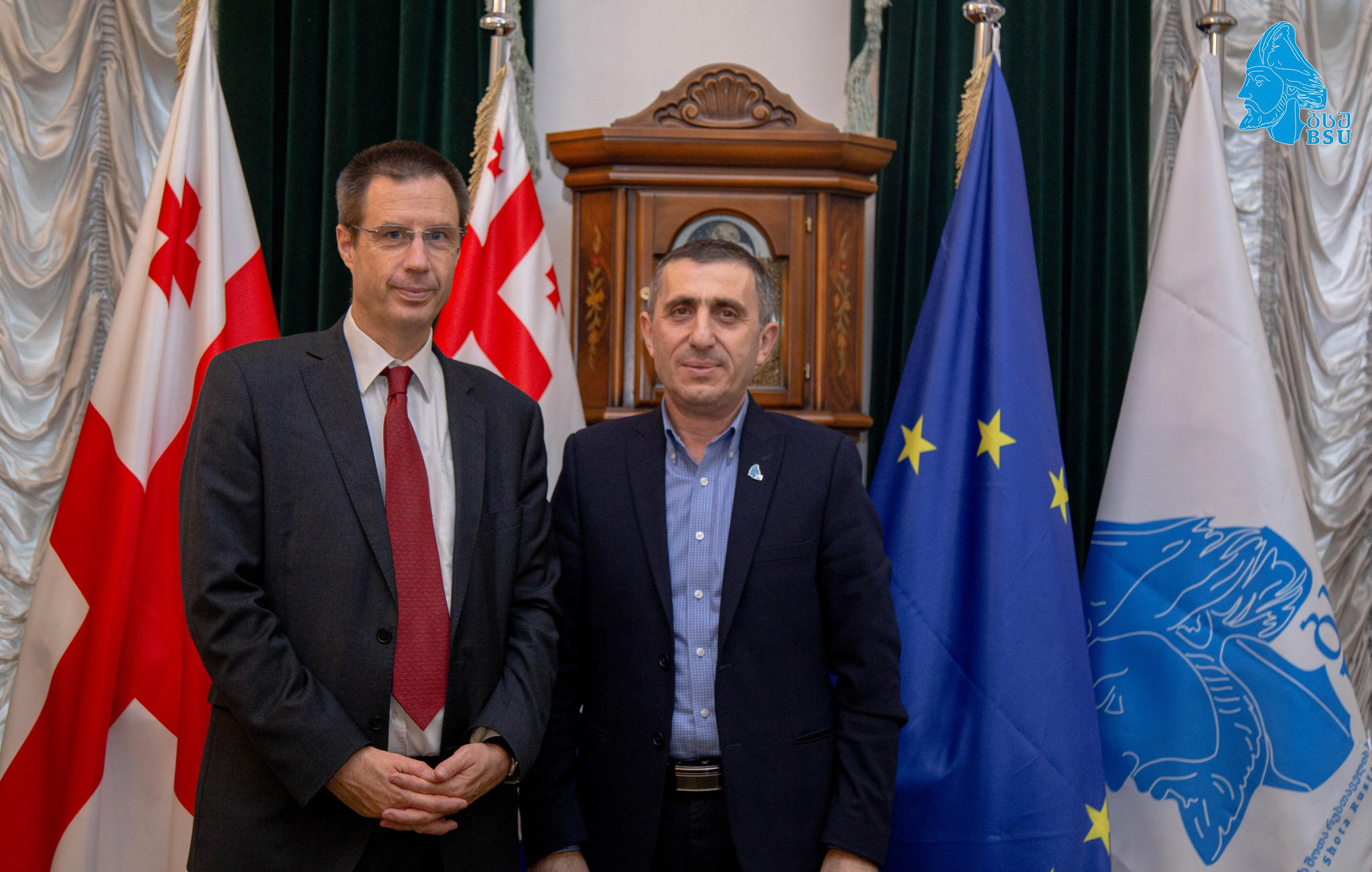 ბსუ-ს ავსტრიის ელჩი საქართველოში თომას მიულმანი ეწვია