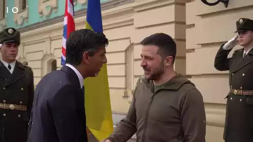 გაერთიანებული სამეფოს პრემიერი რიში სუნაკი კიევში ჩავიდა