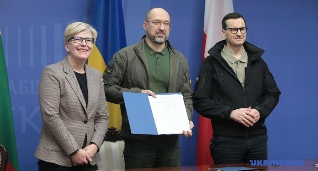 Премьер-министры Украины, Польши и Литвы подписали совместное заявление