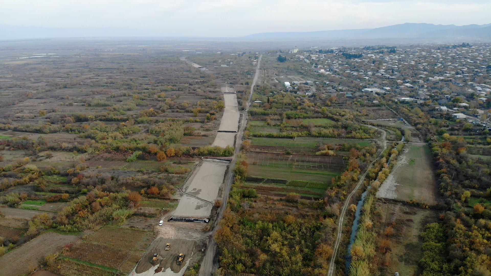 ბაკურციხე-წნორის შემოვლითი გზის მშენებლობა დაიწყო