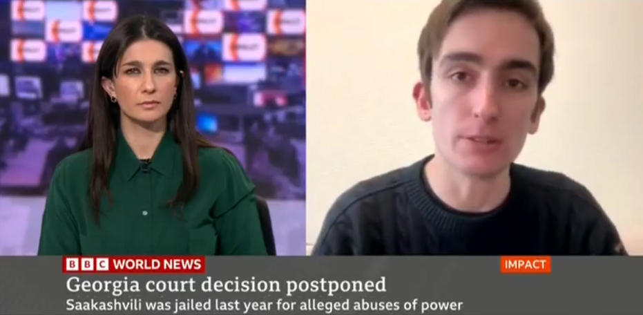 Eduard Saakashvili: Mikheil Saakashvili’s footage shows how far he's declined, he is on the verge of fighting for his life