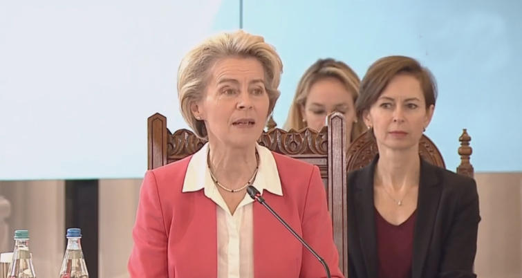 ურსულა ფონ დერ ლაიენი - შავი ზღვის გავლით ელექტროენერგიის გადამცემი წყალქვეშა კაბელი იქნება ახალი შესაძლებლობის ფანჯარა - ეს პროექტი საქართველოს ელექტროენერგიის ჰაბად აქცევს