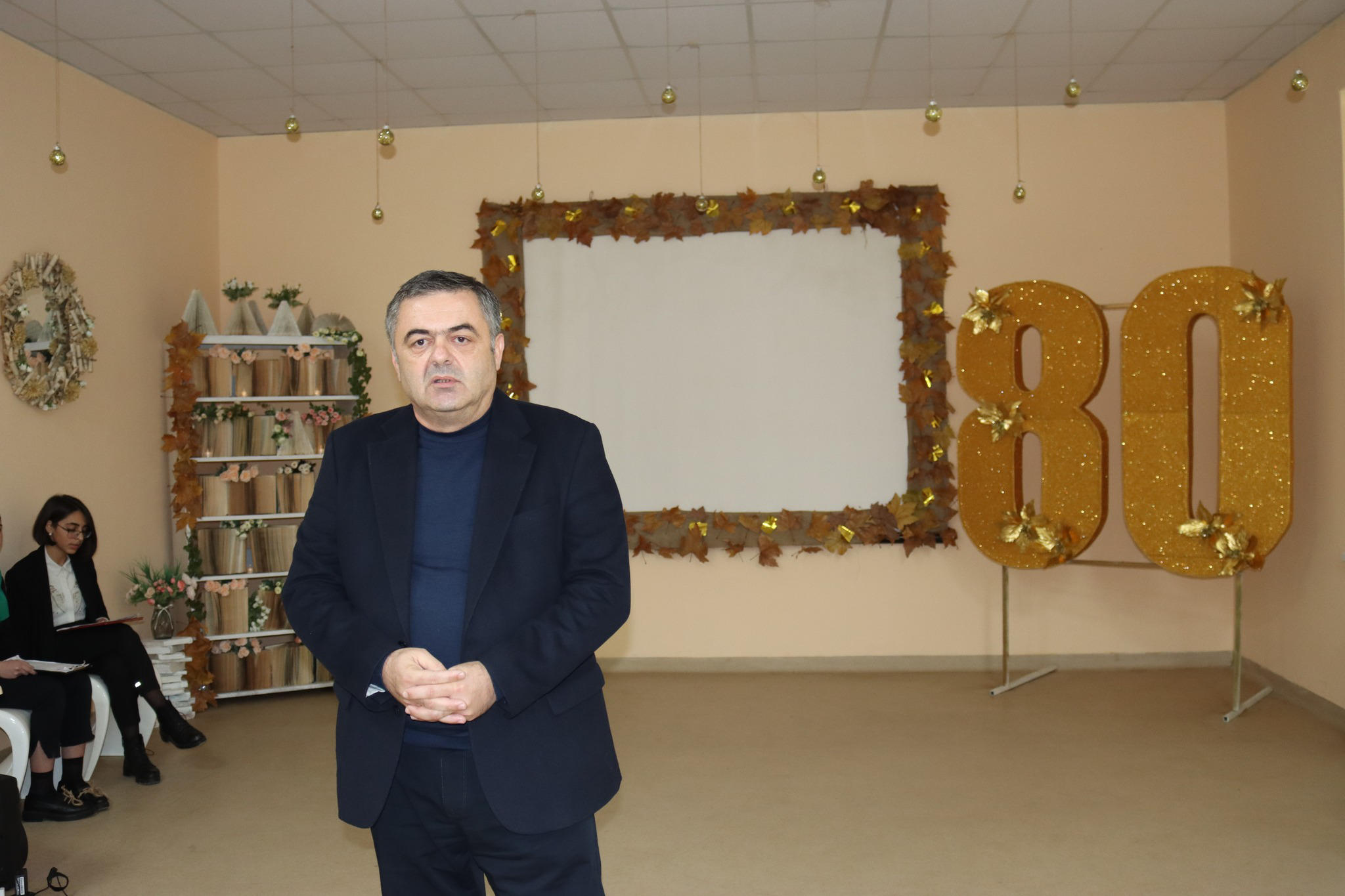 ბოლნისის მუნიციპალიტეტის მერმა ქალაქ ბოლნისის N1 საჯარო სკოლას დაარსებიდან 80 წლის იუბილე მიულოცა