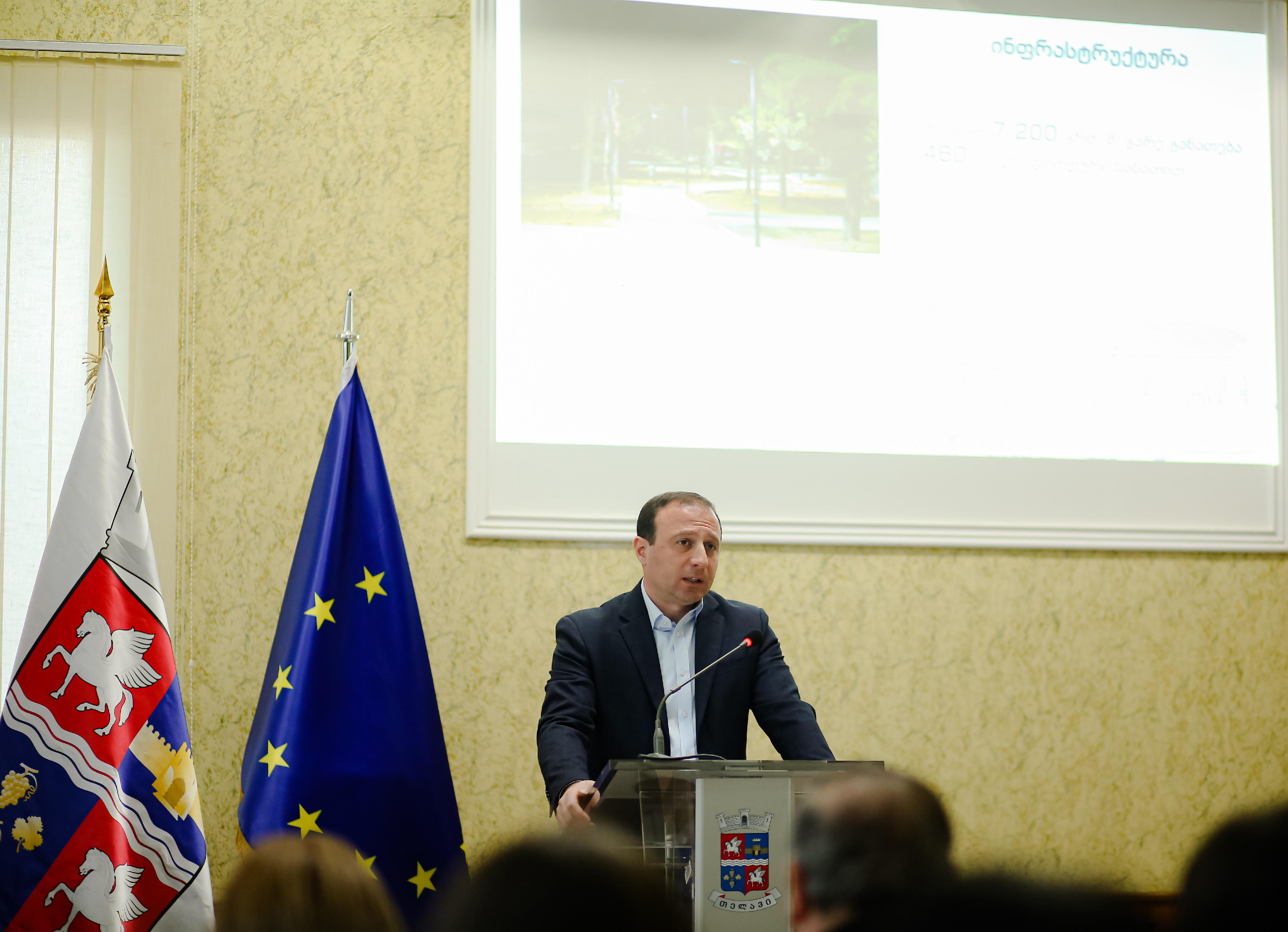 თელავის მუნიციპალიტეტის მერმა, ლევან ანდრიაშვილმა საზოგადოებას 2022 წლის ანგარიში წარუდგინა
